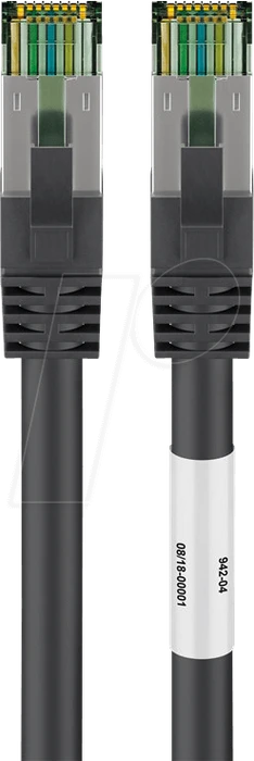 goobay Patchkabel, Cat8.1, S/FTP, RJ-45/RJ-45