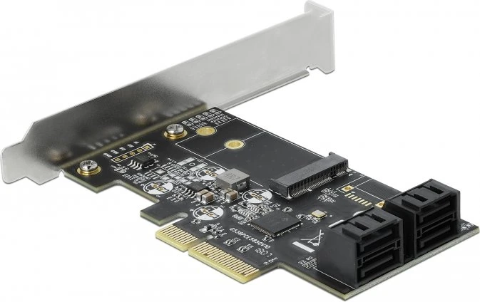 DeLOCK 4x SATA, 1x M.2 SATA, PCIe 3.0 x4