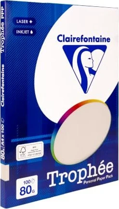 Clairefontaine Trophée Universalpapier matt sand, A4, 80g/m², 100 Blatt