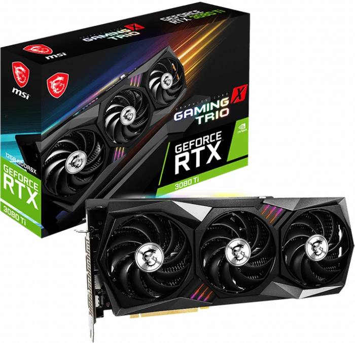MSI GeForce RTX 3080 Ti Gaming X Trio 12G, 12GB GDDR6X, HDMI, 3x DP