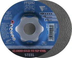 Pferd CC-GRIND-SOLID 180 SGP STEEL CC-GRIND Schleifscheibe, 180x22.23mm, 10 Stück