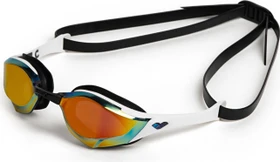 Arena Cobra Edge Swipe Mirror Schwimmbrille gold/weiß/schwarz