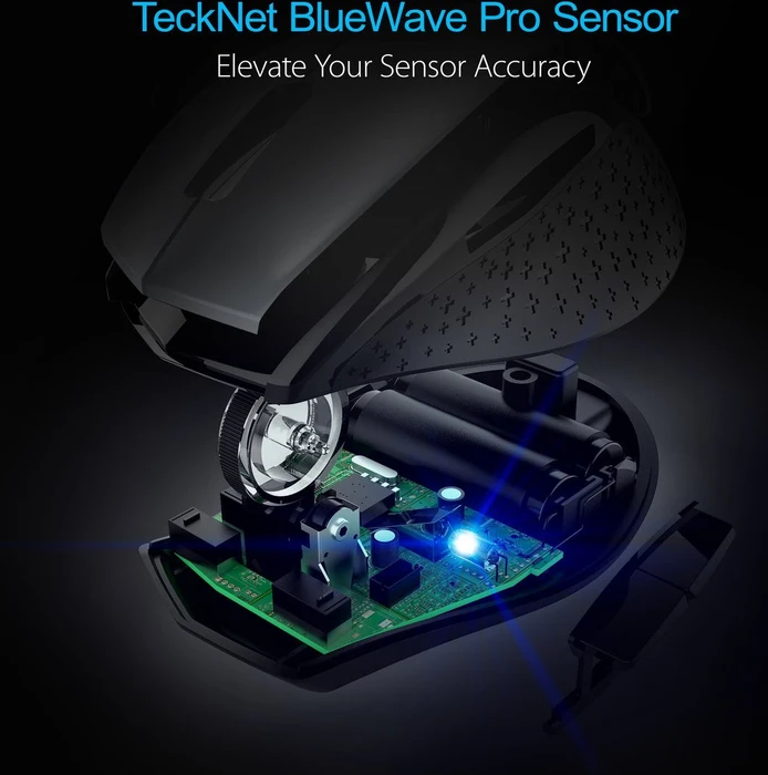 TeckNet Classic 2.4G Wireless, schwarz, USB