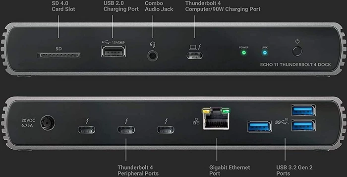 Sonnet Echo 11 Thunderbolt 4 Dock, Thunderbolt 4 [Buchse]