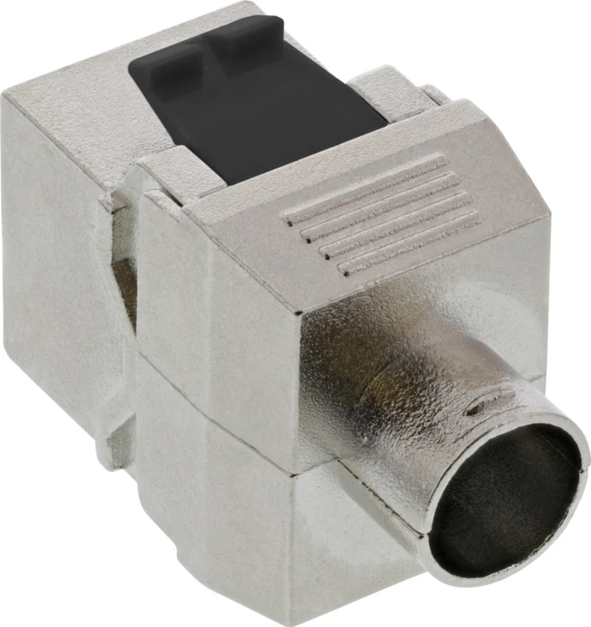 InLine Keystone Modul RJ-45 Buchse/Verlegekabel Cat8.1, SNAP-In