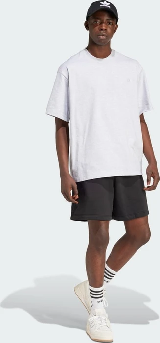adidas Premium Essentials T-Shirt kurzarm light grey heather (Herren)