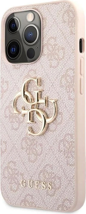 Guess Hard Cover 4G Metal Logo für Apple iPhone 13 Pro Max pink