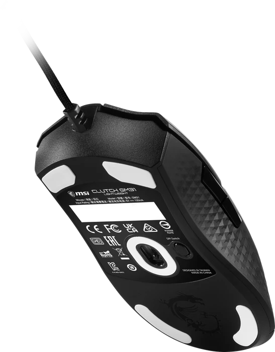 MSI Clutch GM31 Lightweight Gaming Mouse schwarz, USB