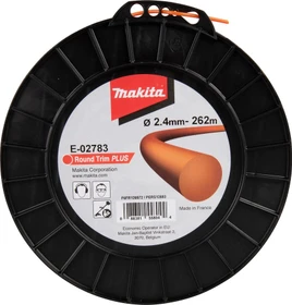 Makita Trimmerfaden Round Trim Plus für Rasentrimmer, 2.4mm/262m