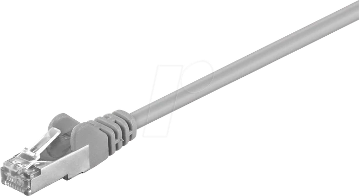 goobay Patchkabel, Cat5e, F/UTP, RJ-45/RJ-45, 25m, grau