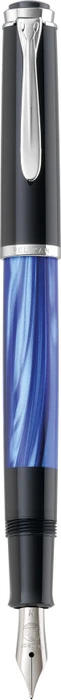 Pelikan Classic M205 blau marmoriert, rechte Hand, breit