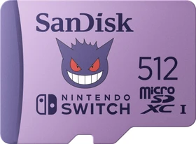 SanDisk Nintendo Switch R100/W90 512GB, UHS-I U3, Class 10
