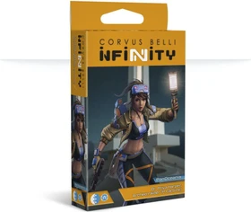 Corvus Belli Infinity - PanOceania - Dr. Priya Harper, Archeo-raider (Plasma Carbine)