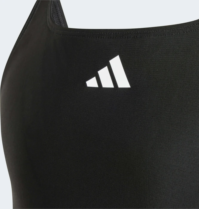 adidas 3-Sreifen V-Back Bikini-Set schwarz/weiß (Junior)