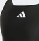 adidas 3-Sreifen V-Back Bikini-Set schwarz/weiß (Junior) Vorschaubild
