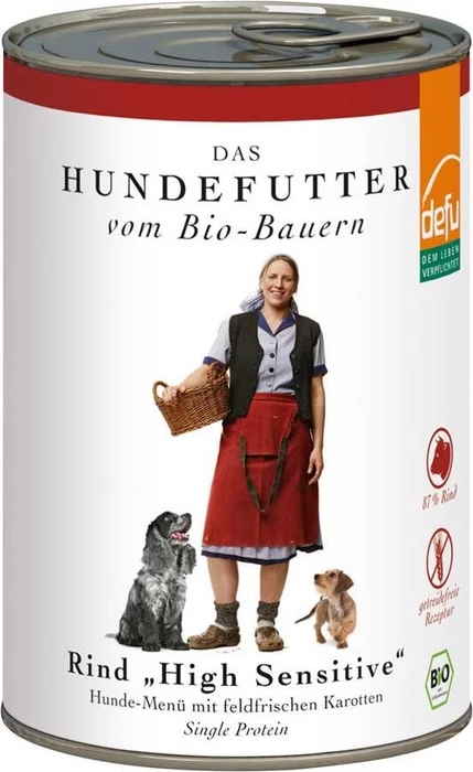 defu Sensitiv Rind getreidefrei Adult Hundefutter, 410g