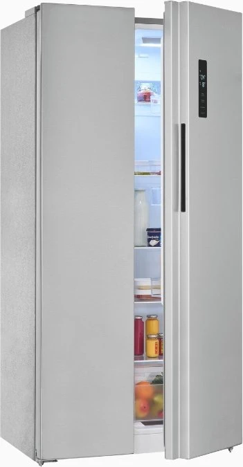 Exquisit SBS39-440E Side-by-Side inox-look