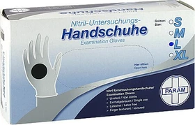 Param Nitril Einweghandschuhe L schwarz, 100 Stück