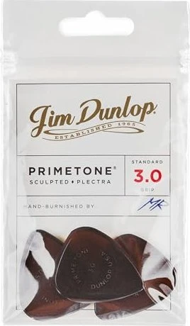 Dunlop Primetone Standard Grip Pick, 3.0mm, 3-Pack