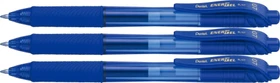 Pentel EnerGel X BL107 0.7mm/0.35mm Gelroller blau/transparent, 3er-Pack