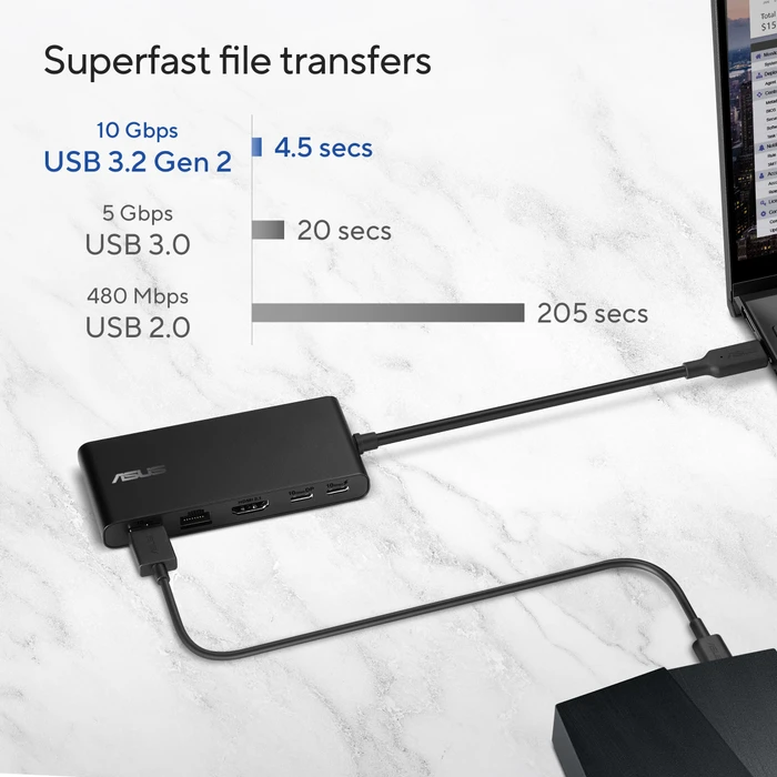 ASUS Dual 4K USB-C Dock DC201, USB-C 3.1 [Stecker]