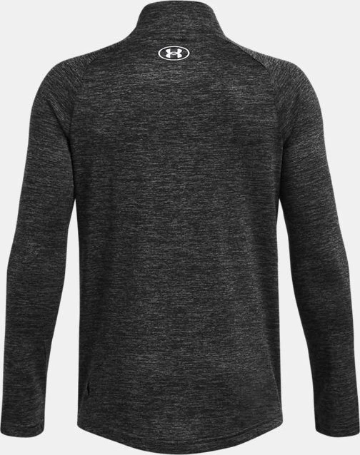 Under Armour Tech 2.0 Zip Funktionsshirt langarm castlerock/white (Junior)
