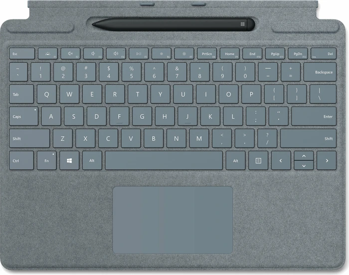 Microsoft Surface Pro X Signature Keyboard Slim Pen Bundle, Eisblau, ND, Business