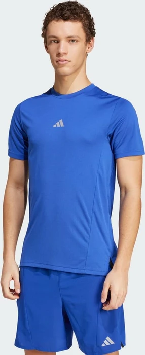 adidas Designed for Training HIIT Workout Heat.RDY Funktionsshirt kurzarm semi lucid blue (Herren)