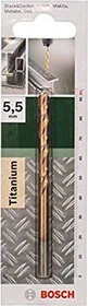 Bosch DIY HSS-TiN Metallbohrer, 5.5x57x93mm, 1 Stück