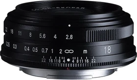 Voigtländer Color Skopar 18mm 2.8 für Fujifilm X schwarz