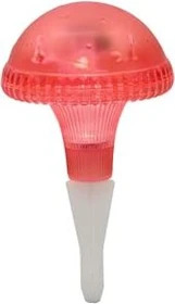Konstsmide Ku LED Pilz Solar Gartenleuchte rot