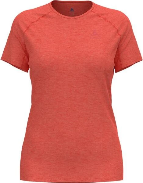 Odlo X-Alp Performance Wool 115 Funktionsshirt kurzarm cayenne/firelight melange (Damen)