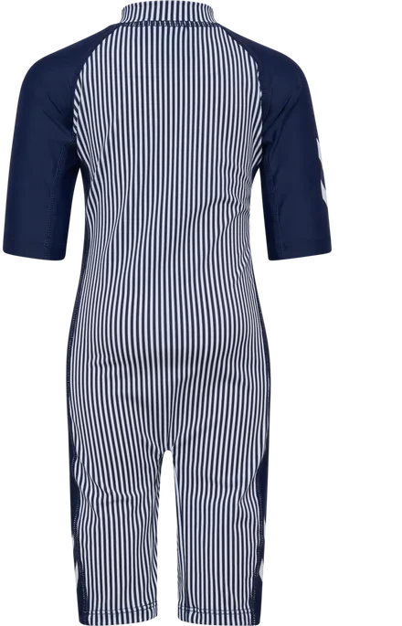 hummel Morgat Badeanzug navy surf/bright white (Junior)