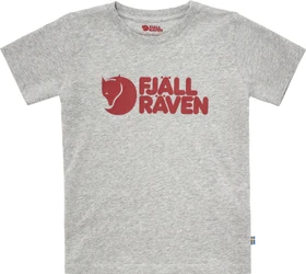 Fjällräven Logo T-Shirt kurzarm grey melange (Junior)