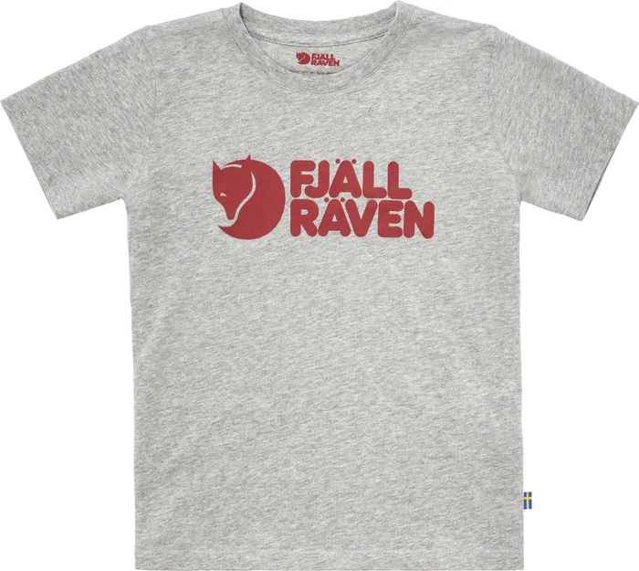 Fjällräven Logo T-Shirt kurzarm grey melange (Junior)