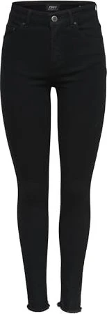 ONLY Skinny Mid Blush Jeans black denim (Damen)