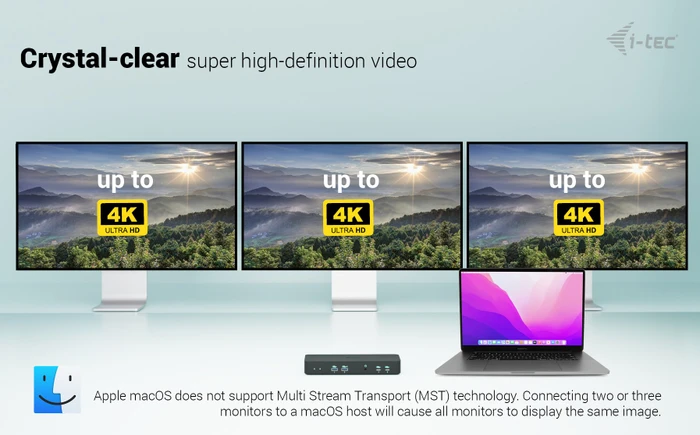 i-tec Intelligent Triple Display Docking Station, USB-C 3.1 [Buchse]