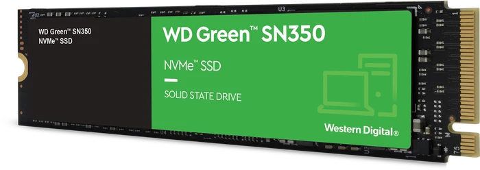 Western Digital WD Green SN350 NVMe SSD 480GB, M.2 2280 / M-Key / PCIe 3.0 x4