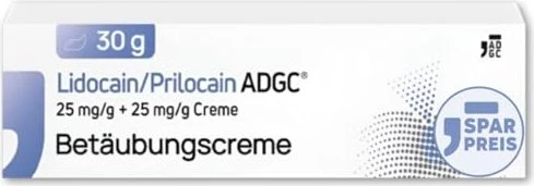 Lidocain/Prilocain Adgc 25 mg/g Creme, 30 g