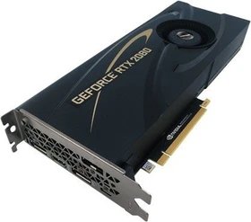Manli GeForce RTX 2080 Heatsink with Blower Fan, 8GB GDDR6, HDMI, USB-C, 3x DP