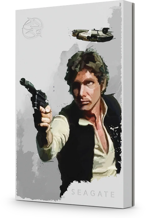 Seagate FireCuda Gaming HDD - Han Solo Special Edition, 2TB, +Rescue, USB 3.0 Micro-B