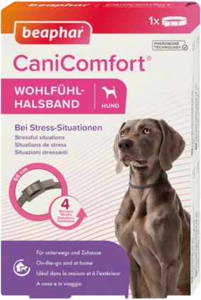 beaphar CaniComfort Pheromon Wohlfühl-Halsband 65cm, 1 Stück