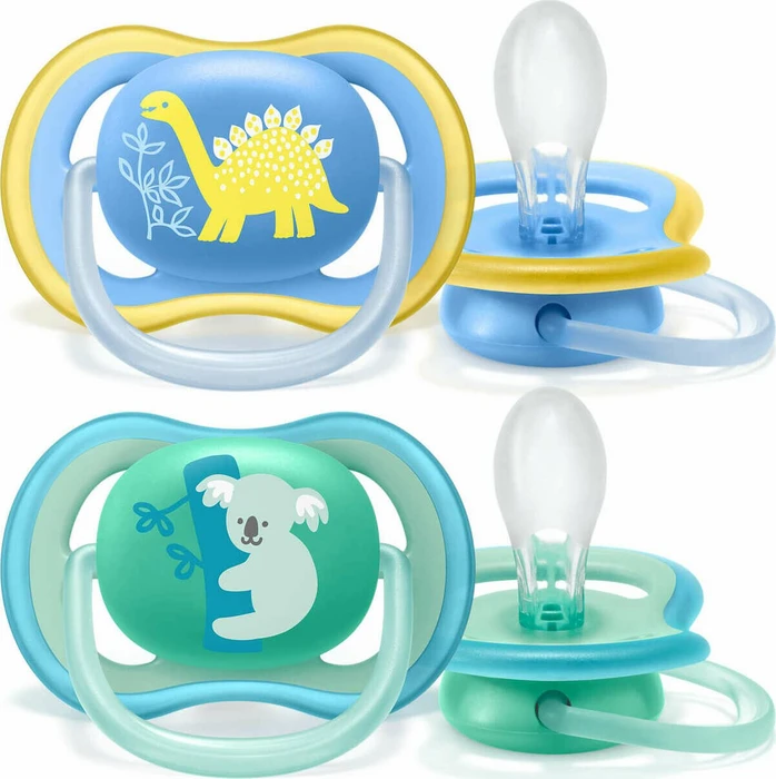 Philips Avent SCF349/11 ultra soft Beruhigungsschnuller, 18+M, Silikon, 2 Stück