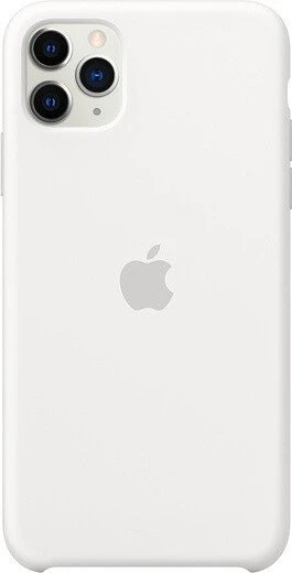 Apple Silikon Case für iPhone 11 Pro Max weiß