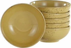 CreaTable Nature Collection Dipschale curry, 6 Stück