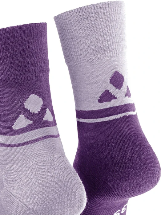 Vaude Bike Wool Fahrradsocken eggplant
