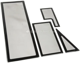 DEMCiflex Staubfilter Set für NZXT Switch 810 schwarz/schwarz