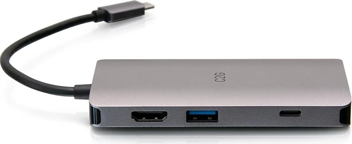 C2G USB-C 8-in-1 Mini Dock, Docking Station, 1x USB-C 3.0 [Stecker]