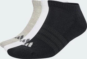 adidas Cushioned Low Cut Socken medium grey heather/white/black/grey six, 3 Paare