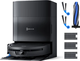 Ecovacs Deebot T90 Max Pro Omni Care Kit Saug-/Wischroboter schwarz inkl. Absaug-/Reinigungsstation